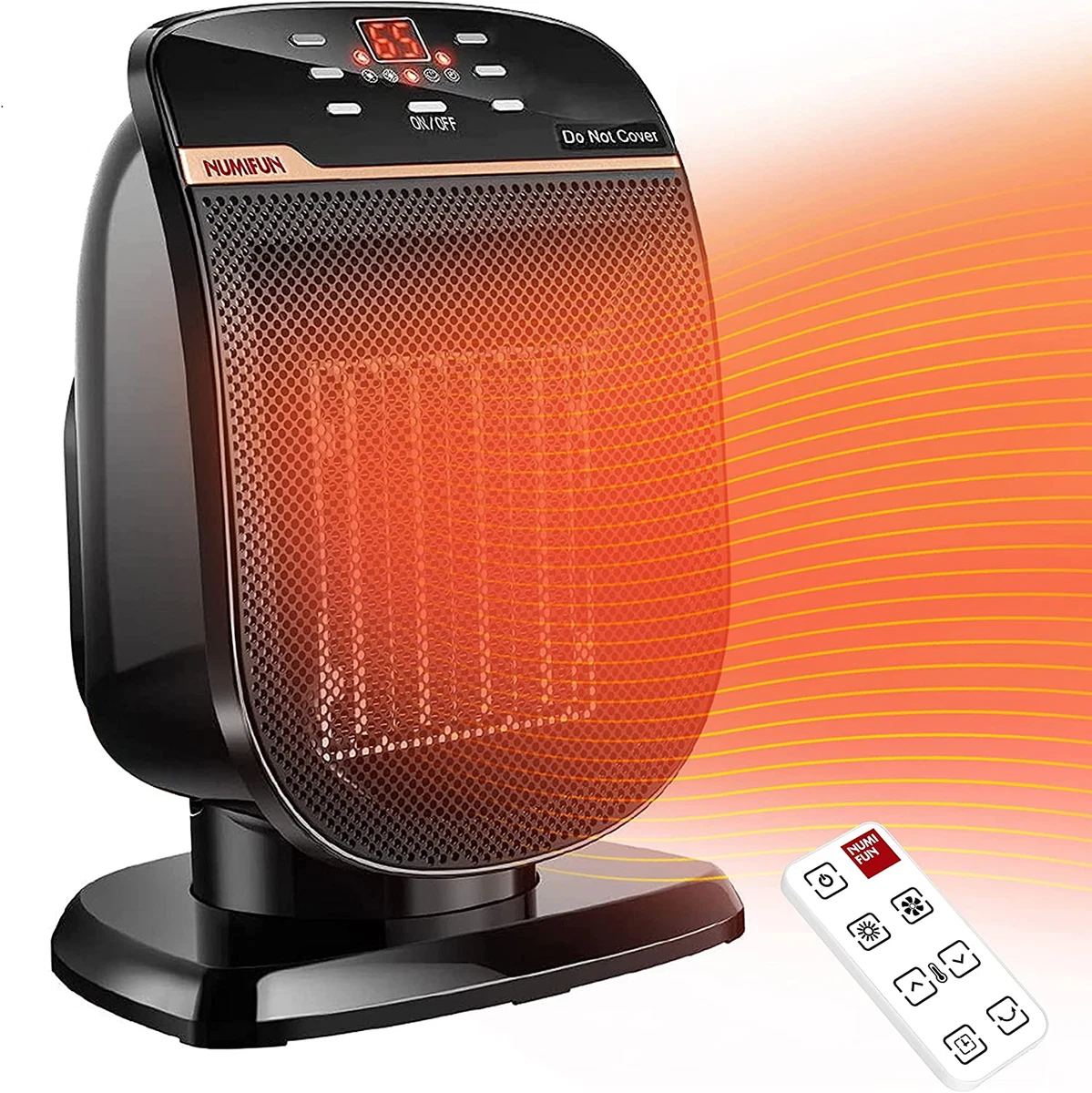 Space Heater Digital Electric Heater with Thermostat Small Portable  Oscillating | eBay
