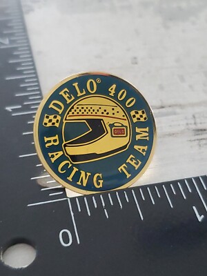 Vintage Delo 400 racing team hat tie lapel pin Uu