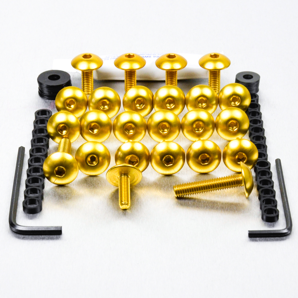 Aluminum Fairing Screw Kit ZX-R636 B1-B2 Ninja 03-04 Gold | eBay