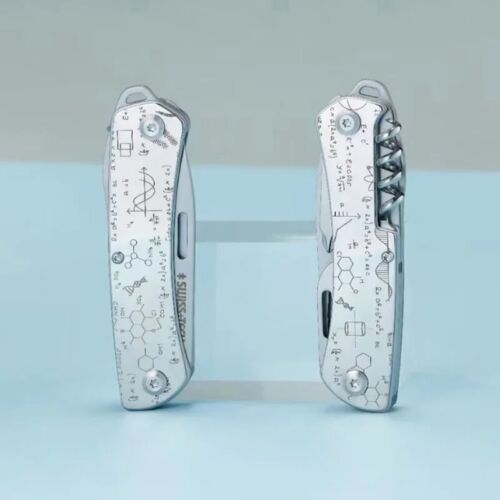 SWISS+TECH 9-IN-1 Multitool Pocket Knife Stainless Steel Tactical EDC Tool New - Picture 9 of 25