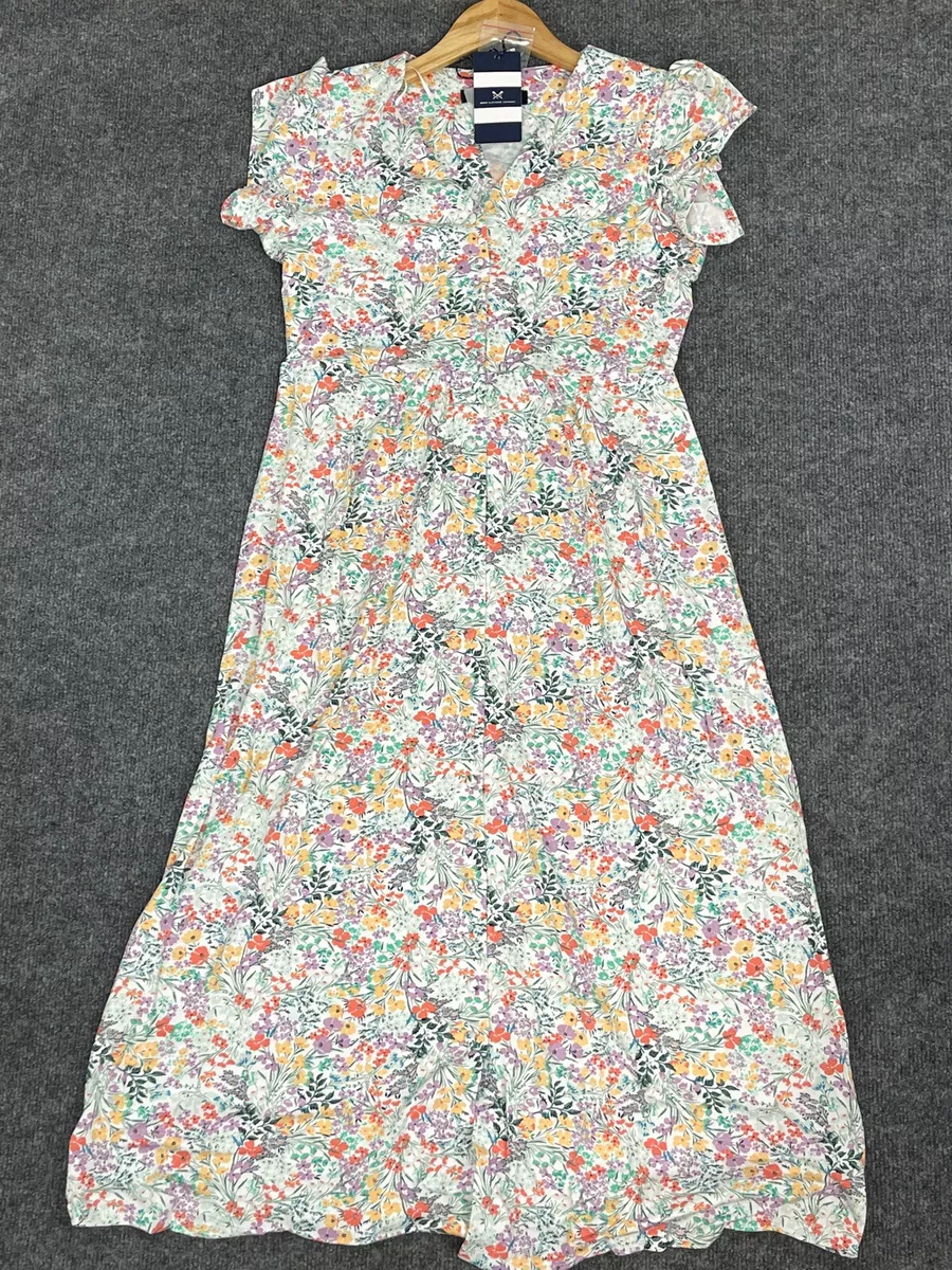 Premium floral tea clearance dress