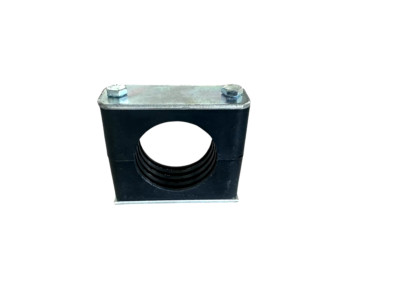 Pipe Clamp with Weld and Cover Plate, bolts for 2'' Diameter Pipe