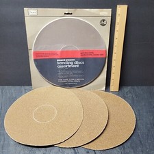 Vintage USA Made Lot 9 Craftsman 10โ Assorted Sanding Discs 3" Center Holes NOS