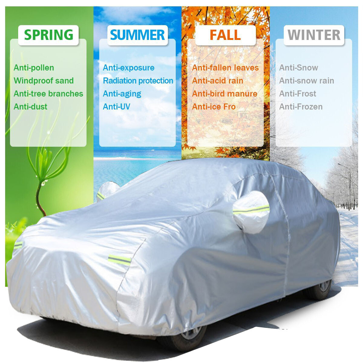All-Weather Waterproof Car Cover For Nissan Sentra 2024-2026 - Full Exterior Protection