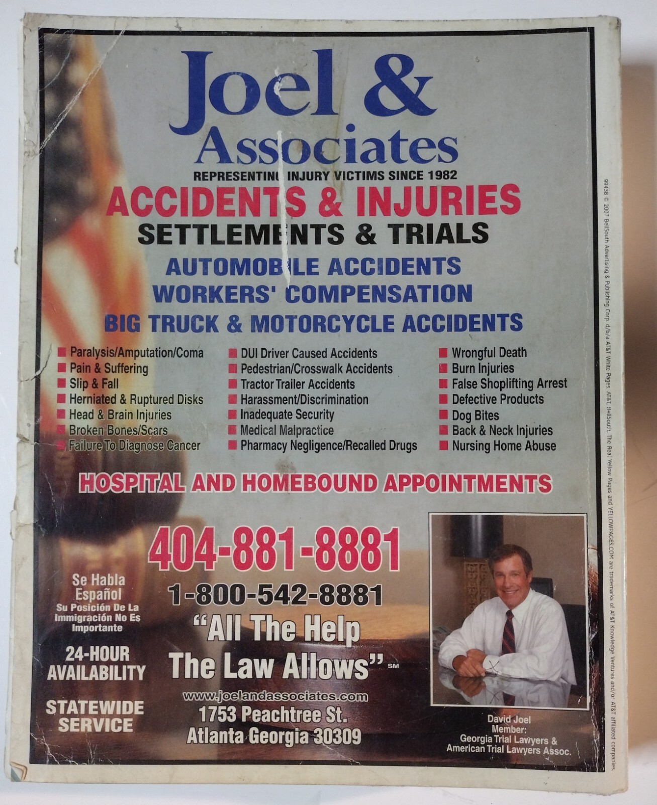 May 2007 2008 Atlanta Business Phone Book Phone Directory eBay