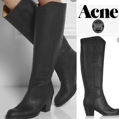 acne stiletto boots