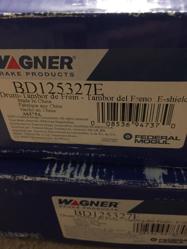 Задний тормозной барабан для Toyota Corolla 1993-2002 Wagner BD125327E - Изображение 4 из 4