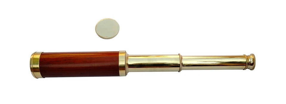 24'' Marine Collectible Décor Nautical Spyglass Telescope,Gift for Kids,Traveler - Image 2 of 4