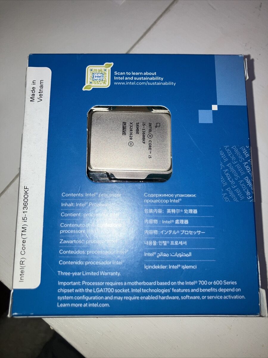 Intel Core i5-13600KF Processor (5.1 GHz, 14 Cores, LGA 1700 Intel Core i5-13600KF Processor (5.1 GHz, 14 Cores, LGA 1700