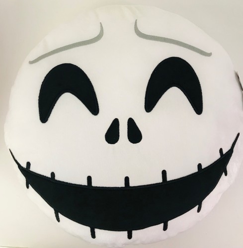 Nightmare Before Christmas Set Of 2 Jack & Sally Emoji Pillows 25th Anniversary - Picture 3 of 8