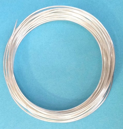Fein-Silber-Ösen-Draht 999,9 Silberdraht 0,8 mm bis 3,3mm Massiv Poliert NEU - 第 3/4 張圖片