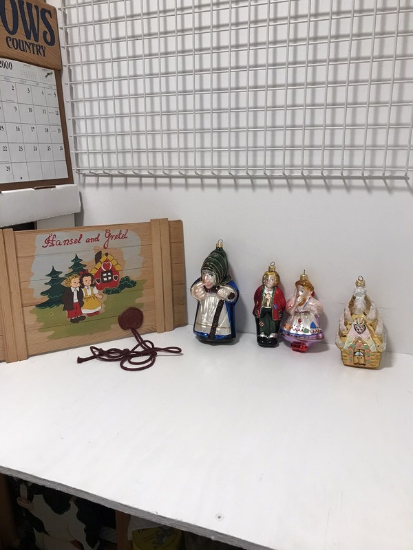 Polonaise KURT ADLER Hansel & Gretel Collection Hand Blown Glass Ornaments w/Box