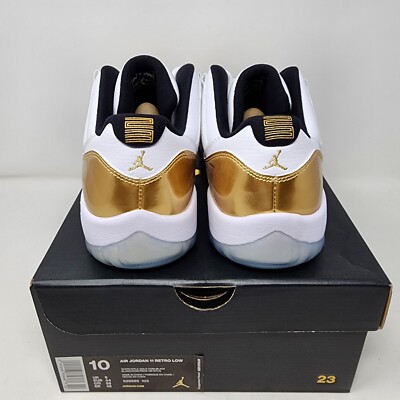 Jordan 11 Low Retro White Metallic Gold Coin Closing  display picture 1