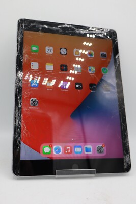 Apple iPad 6.Gen 2018 32GB WiFi  Wlan Grau Displayschaden A1893 #5024