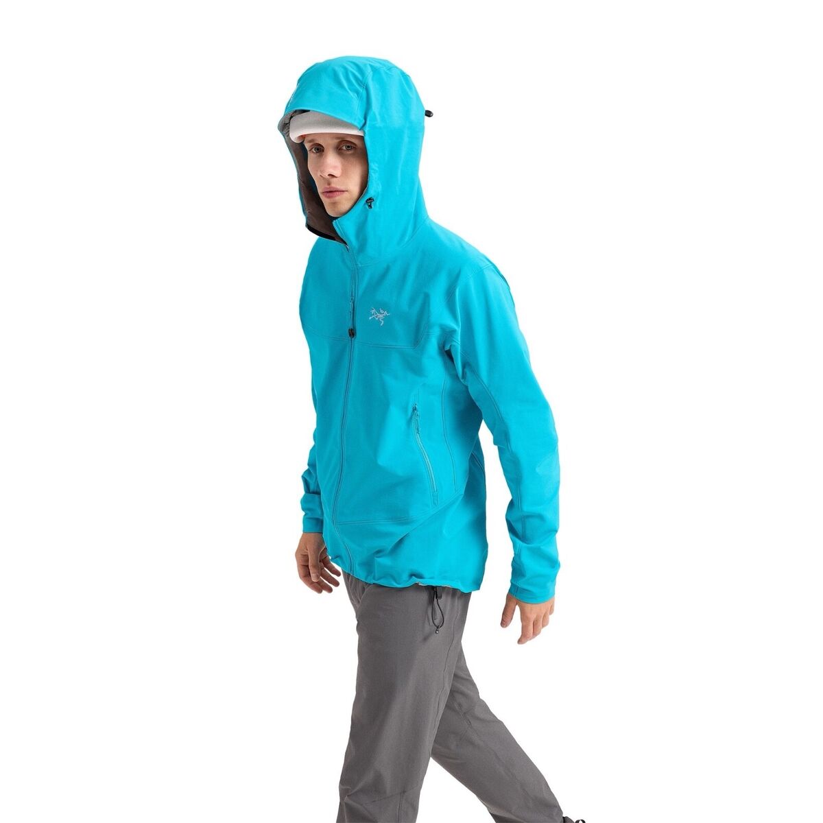 NWT Mens Arc'teryx Gamma Blue Tetra Softshell Hoody Jacket NWT Mens Arc'teryx Gamma Blue Tetra Softshell Hoody Jacket
