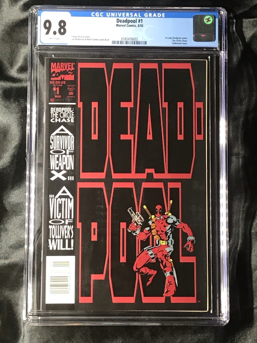 DEADPOOL #1 🔥NEWSSTAND🔥1993 9.8 RARE HTF 💥1st Solo Deadpool