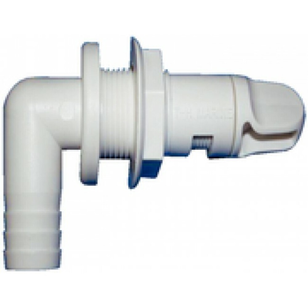 TH Marine AHV92DP Aerator Spray Head Valve 90 Degree White Boat