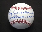 BOBBY RICHARDSON NY YANKEE LEGEND AUTOGRAPH INSCIBED MLB BASEBALL COA FREE SHIP