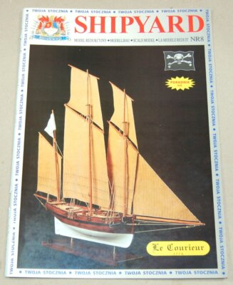 Shipyard 8 - Dreimaster Segelschiff Piraten-Logger Le Coureur von 1776 - 1:96