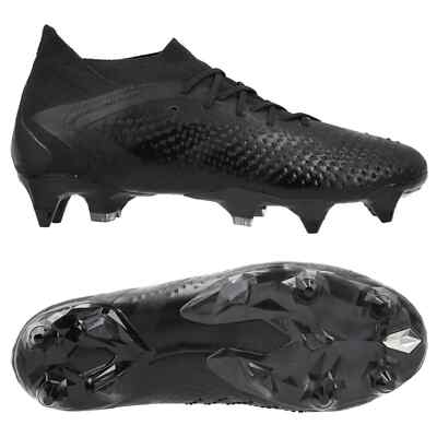 Adidas Mens 8.5 PREDATOR ACCURACY .1 LOW SG CORE BLACK Soccer Cleats GW4581 NEW