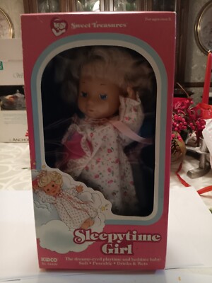 The Sweet Treasures Collection Sleepytime Girl Doll 1981 Kidco No. 644 A16