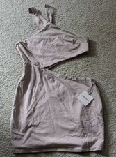 Superdown Beige Cutout Mini Dress Size XL