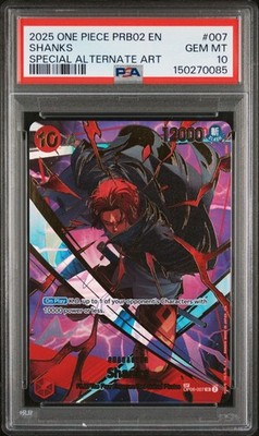 ONE PIECE PRB02 JP #007 シャンクス SP psa10 PSA10 Shanks OP01-120 Flagship Battle Prize For Japan ONE PIECE