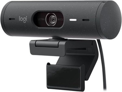 Logitech Brio 500 Full-HD-Webcam Auto-Lichtkorrektur, Zeigemodus, Mikrofon