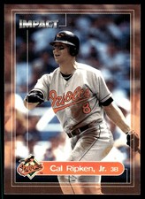 Cal Ripken Jr. 2000 Fleer Impact #1 Orioles MLB READ FREE SHIPPING AutographDen