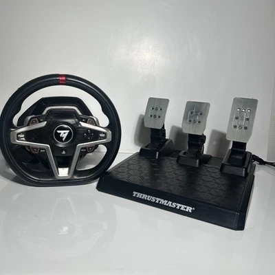 Thrustmaster Gaming Controller Black USB Steering wheel + Pedals