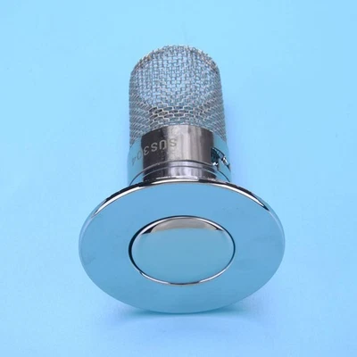 Basin Core Bounce Drain Filter Pop Up Bathroom Sink Plug Water Stopper - Photo 1/4