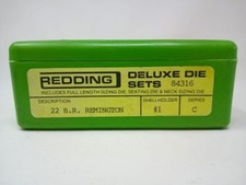 REDDING DELUXE DIE SET.&nbsp; .22 BENCH REST REMINGTON PART# 84316.&nbsp; SERIES C. USED
