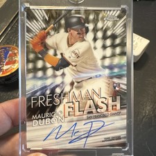 2020 Topps Chrome - Mauricio Dubon Freshman Flash #FFA-MD 1/1 RC Giants