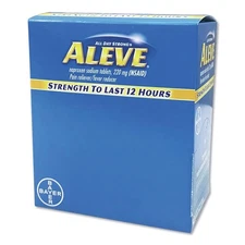 Aleve BXAL50 Pain Reliever Tablets (50/Box) New