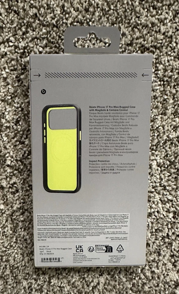 Beats iPhone 17 Pro Max Rugged Case With MagSafe & Camera Control, Black, New - Image 2 of 2