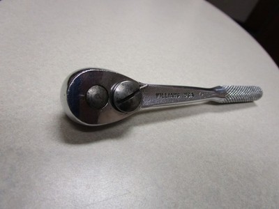 Williams M-51 Super Ratchet Wrench, 1/4'' Drive, 5'' Long Vintage!!