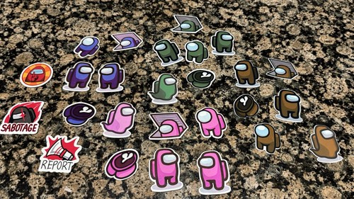 Among Us Refrigerator Magnets 