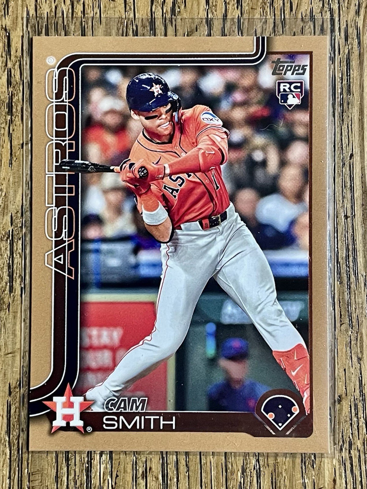 2025 Topps Update Cam Smith GOLD RC 1307/2025 ASTROS! Card# US298
