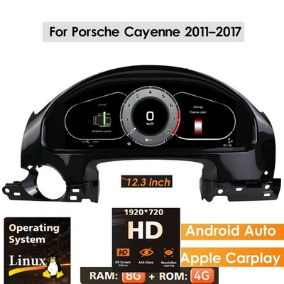12.3 Inch  für Porsche Cayenne 2011-2017 Digital Cluster Speed meter LCD Upgrage