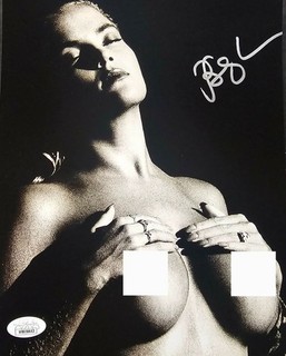 BRANDY LEDFORD Signed 8x10 BAYWATCH Photo PENTHOUSE Autograph JSA COA NUDE