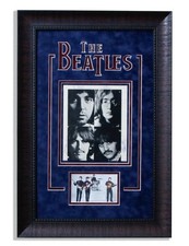 Beatles White Album Photo Signed All 4 Lennon McCartney Harrison Starr