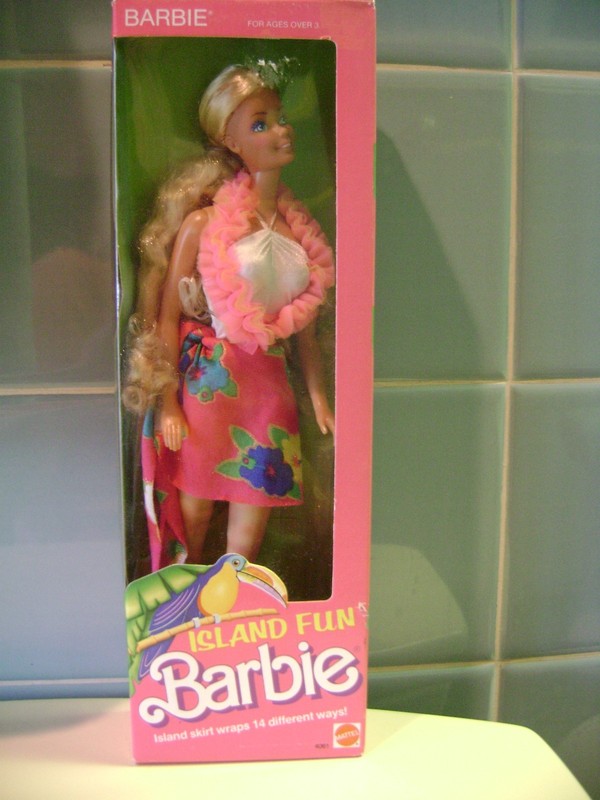 Vintage New, 1987 "Island Fun" Barbie in Unopened Box