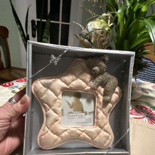 heart  home Teddy Bear Star Baby Picture Frame Beige RD7L1017