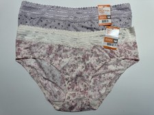 NWT Warners No Pinching, No Problems Hipster Microfiber Panties 5609J 3X 10 2 PR