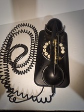 Grand Wall Phone 1990  s Retro Style with Long Cord Unsure If Working