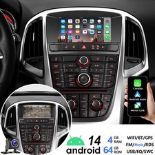 Für Opel Astra J 2010-2015 Android 15 4+64GB Carplay Autoradio GPS Navi WiFi RDS