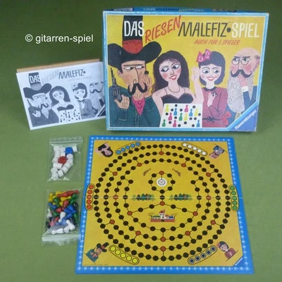 Das Riesen Malefiz-Spiel - Runder Spielplan - Komplett Top! - Ravensburger ©1993 - Bild 1 von 4