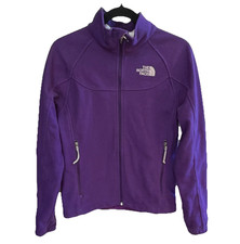 The North Face Women's Full Zip Fleece Jacket Purple Size M/M