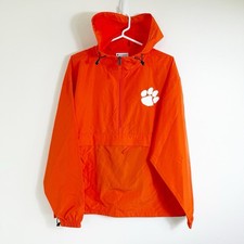 Champion Clemson Tigers Packable 1/2 Half Zip Lightweight Windbreaker Large 