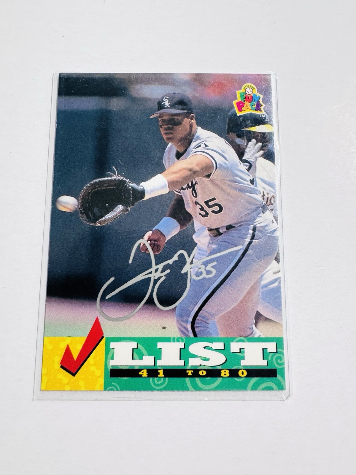 1994 Upper Deck Fun Pack frank thomas 236 